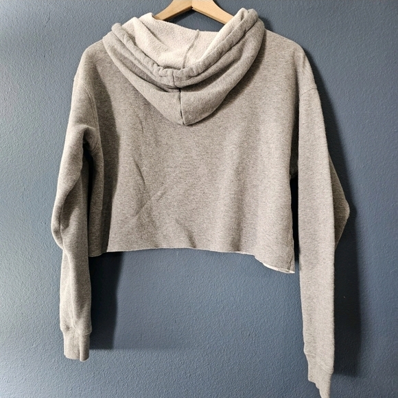 Wild Fable • Grey Cropped Hoodie - Picture 4 of 9